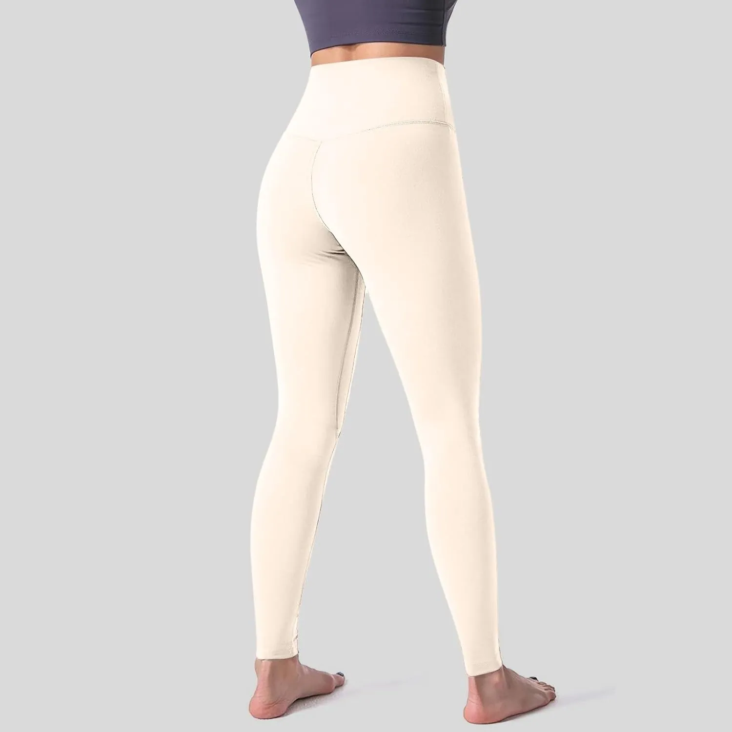 7/8 Yoga Leggings for Women Petite Work Out Leggings Gym Activewear Soft Stretchy Compression Athletic Leggings