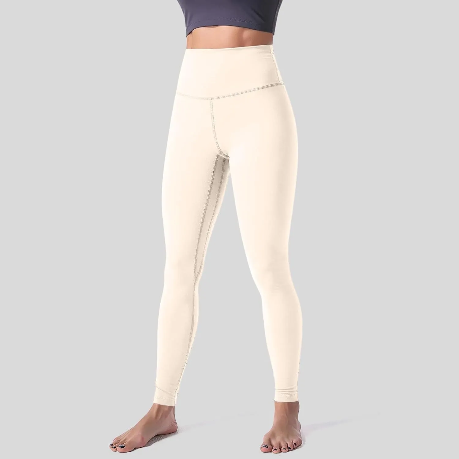 7/8 Yoga Leggings for Women Petite Work Out Leggings Gym Activewear Soft Stretchy Compression Athletic Leggings
