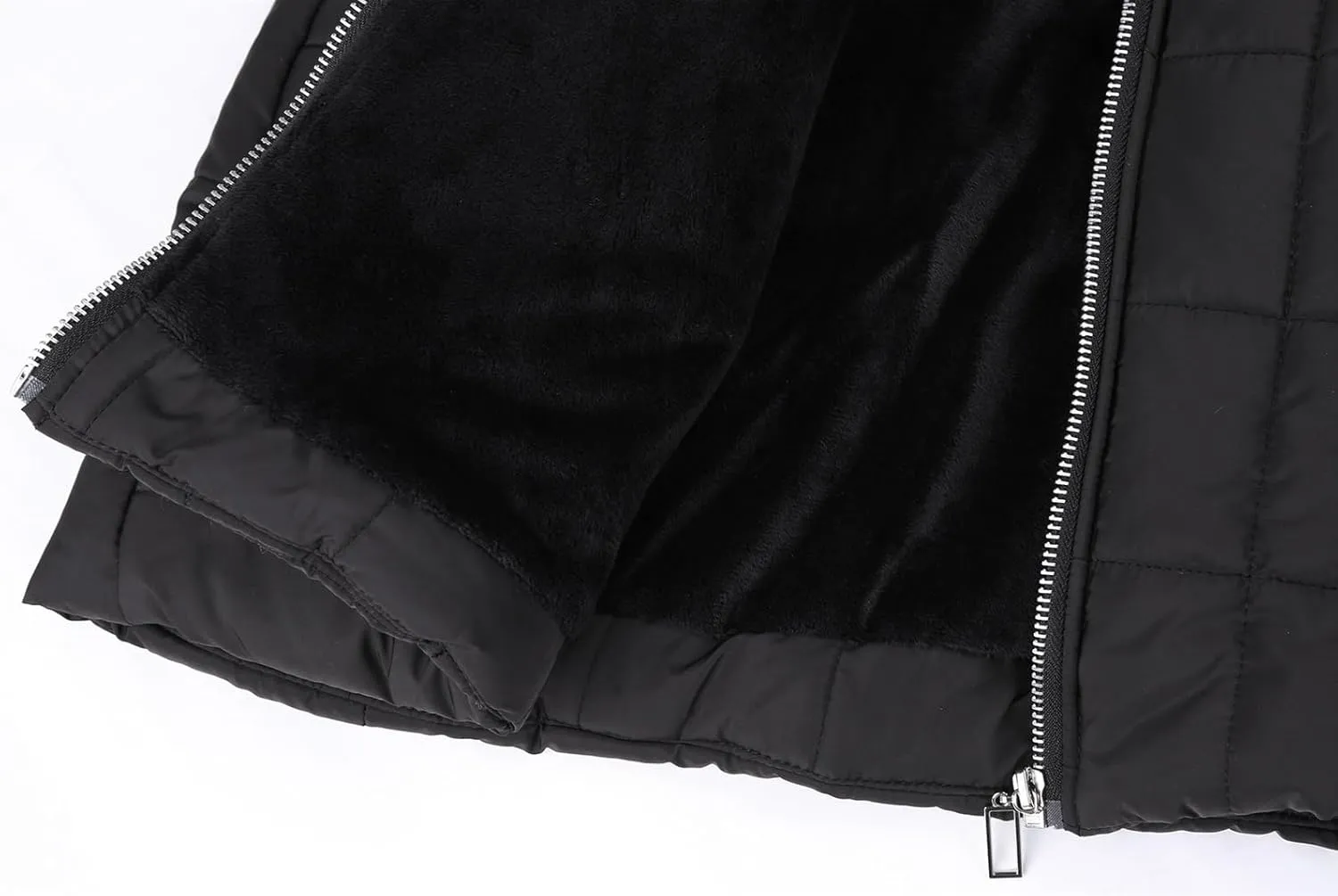 AYGJKIE Quilted Jacket Women's Warm Long Winter Jacket Lined Down Jacket Cotton Elegant Puffer Jacket Long Sleeve