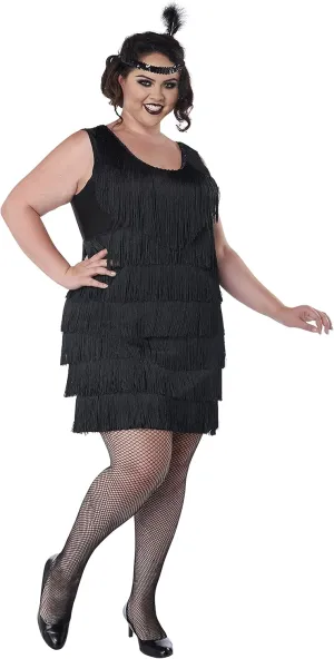 California Costumes Women's Fashion Flapper Plus Size Costume
