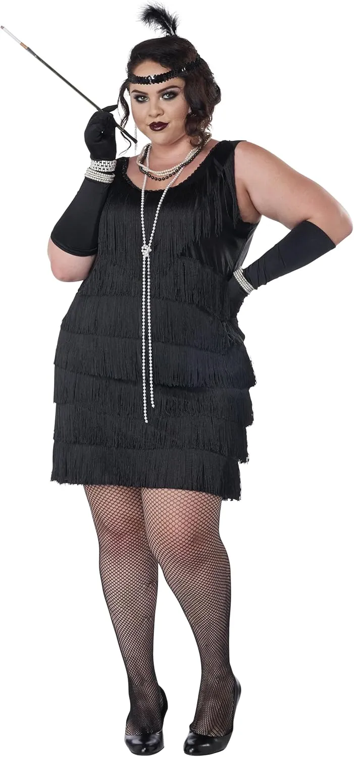 California Costumes Women's Fashion Flapper Plus Size Costume