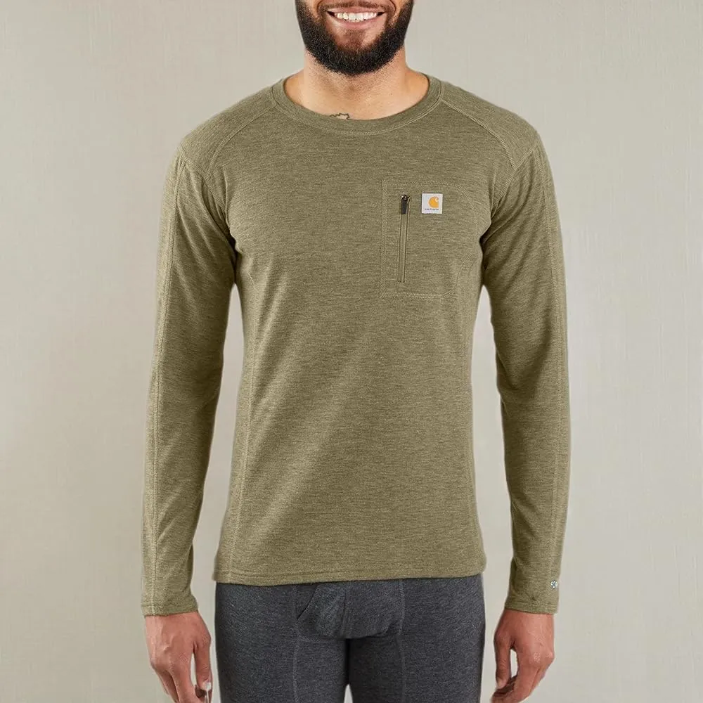 Carhartt Men's Force Heavyweight Thermal Base Layer Long Sleeve Pocket Shirt