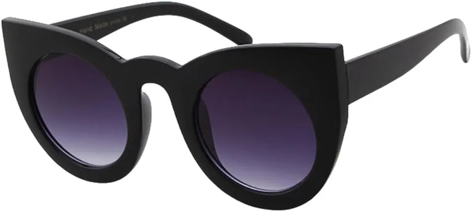 Cat Eye Sunglasses Vintage White Black Female Cateye Sun Glasses