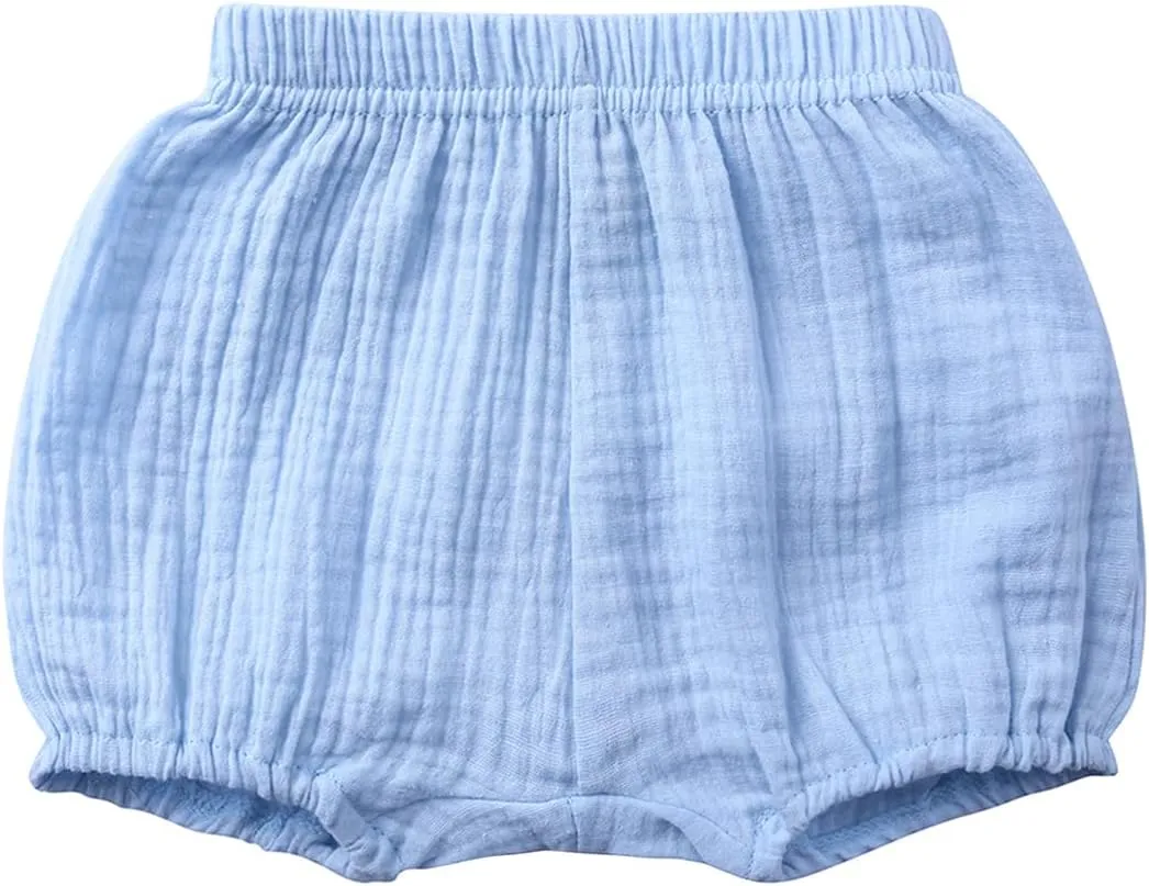 Century Star Baby Bloomers for Toddler Diaper Covers for Girls Ruffle Baby Shorts Infant Solid Underwear Newborn