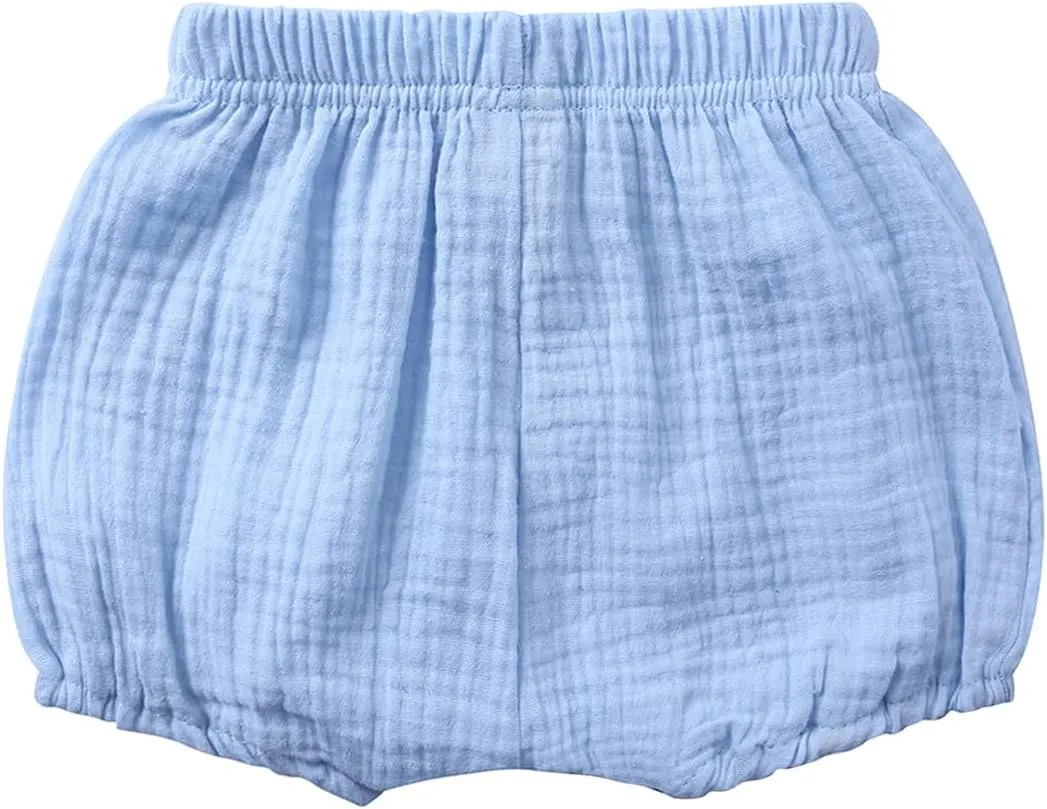 Century Star Baby Bloomers for Toddler Diaper Covers for Girls Ruffle Baby Shorts Infant Solid Underwear Newborn