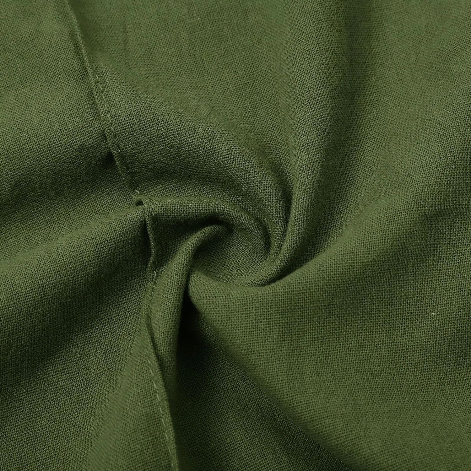 Cotton Linen Pants for Women Women's Summer Drawstring Waist Wide Leg Loose Cotton Linen Palazzo Pants