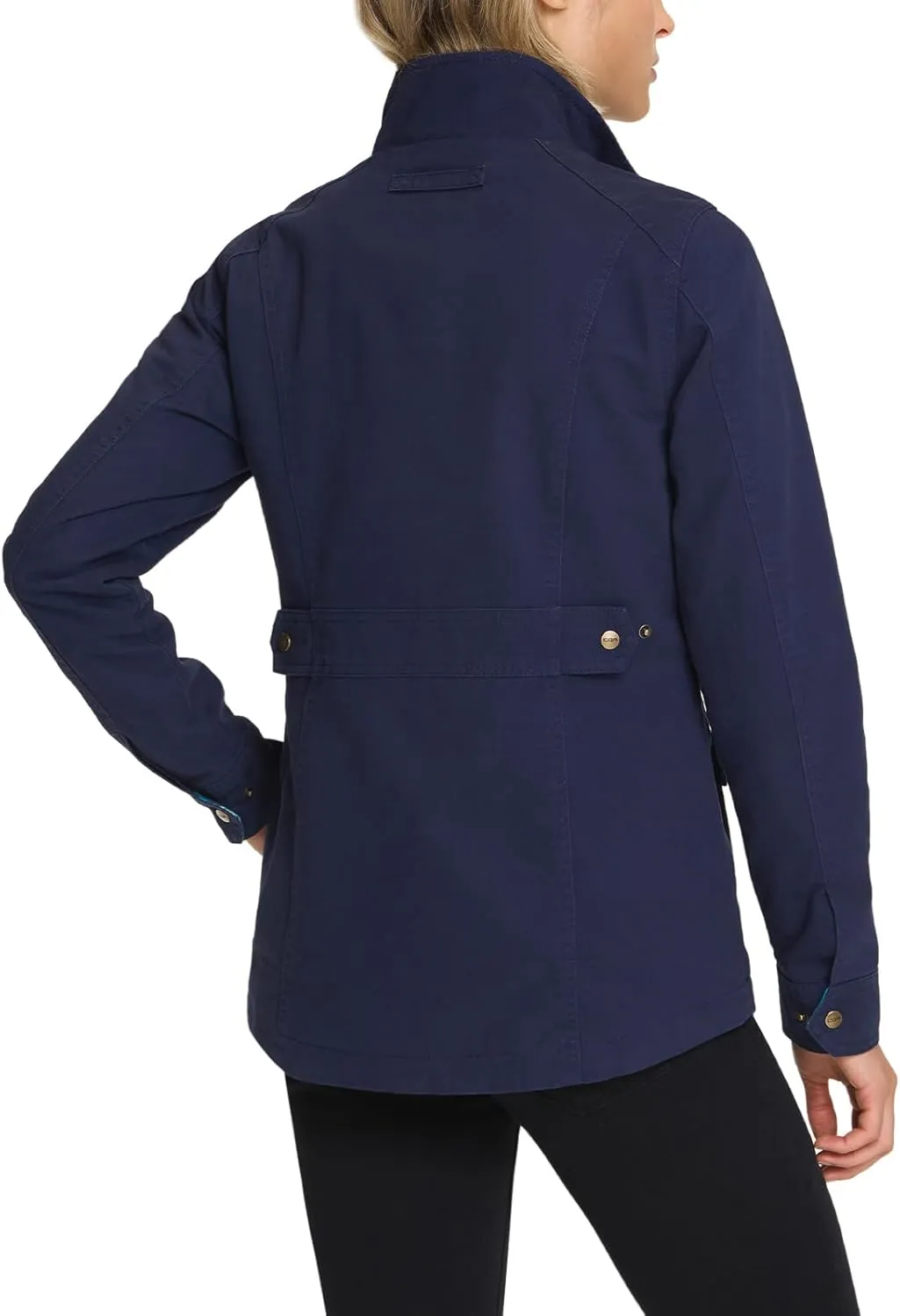 CQR Women's Twill All Cotton Flannel Shirt Jacket, Soft Long Sleeve Shirts, Corduroy Lined Outdoor Shirt Jackets