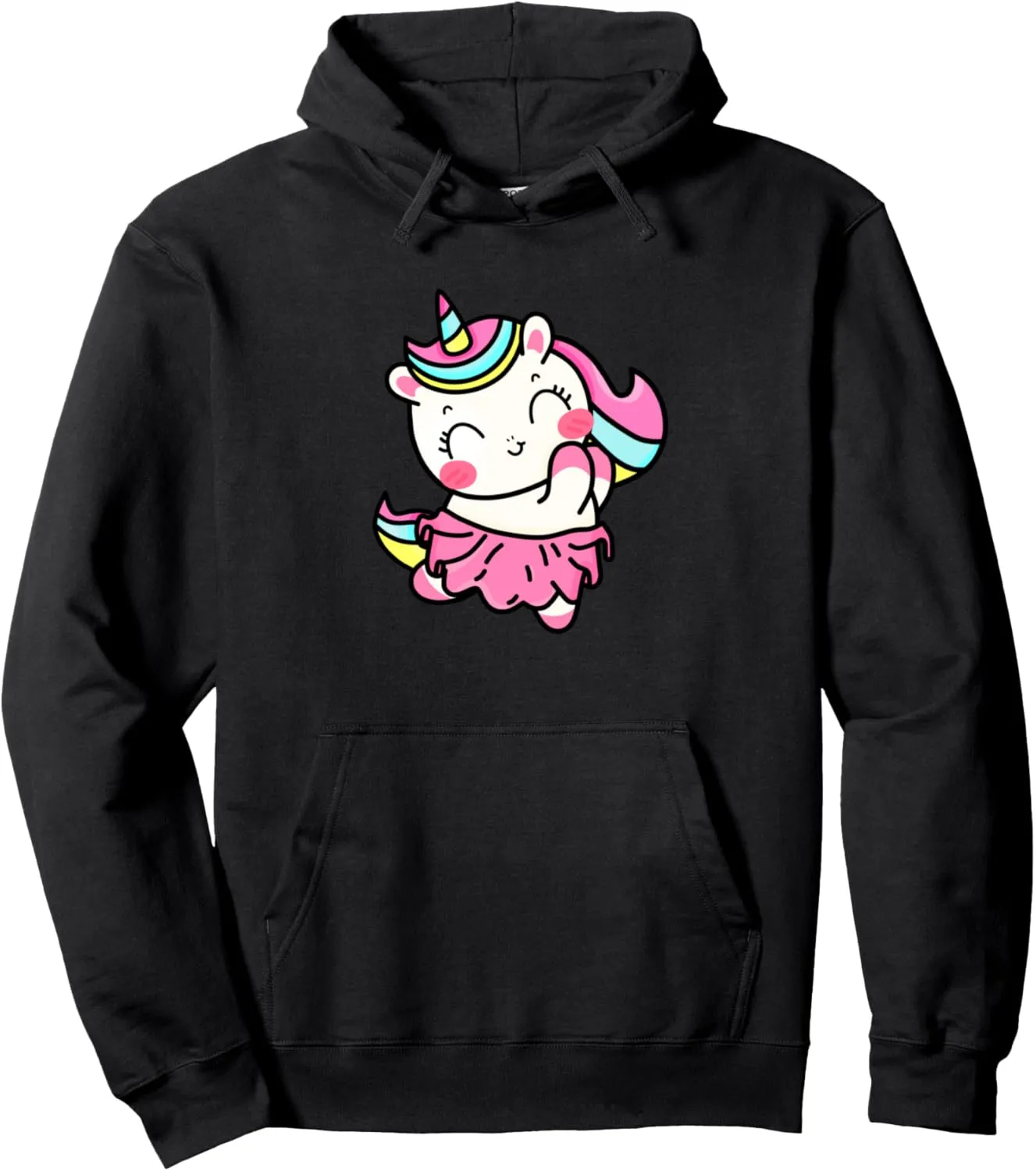 Cute Unicorn Ballerina Dancer Costume Kids Toddler Girls 5T Pullover Hoodie