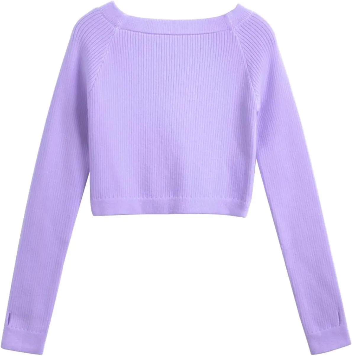 Daydance Teen Girls Women Long Sleeve Dance Sweater Soft Ballet Warm Up Pullover for Leotards