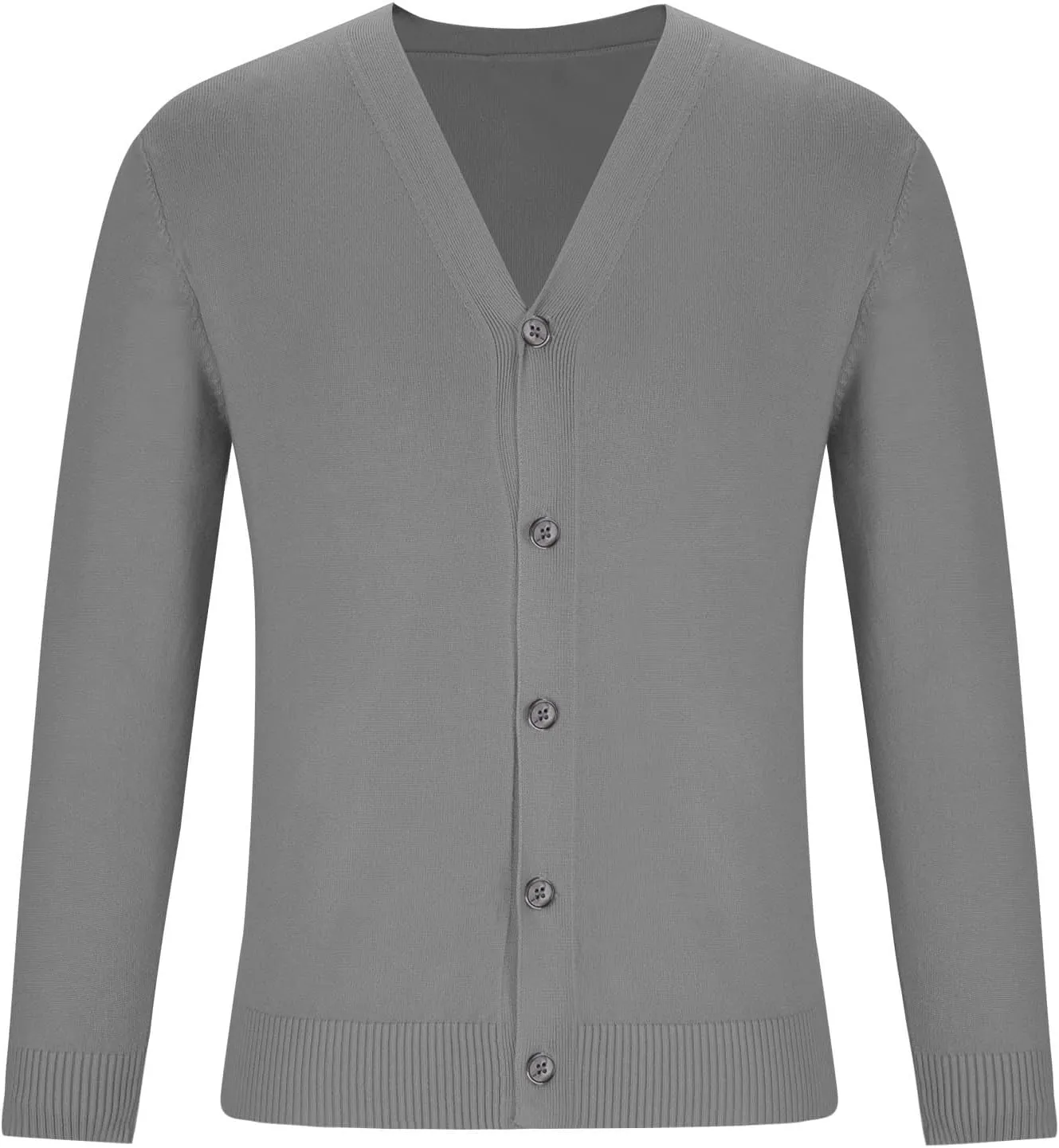 Dgoopd Mens Cardigan Sweater V Neck Button Down Cardigan Long Sleeve Knit Sweaters Slim Fit Lightweight Sweater Casual Tops