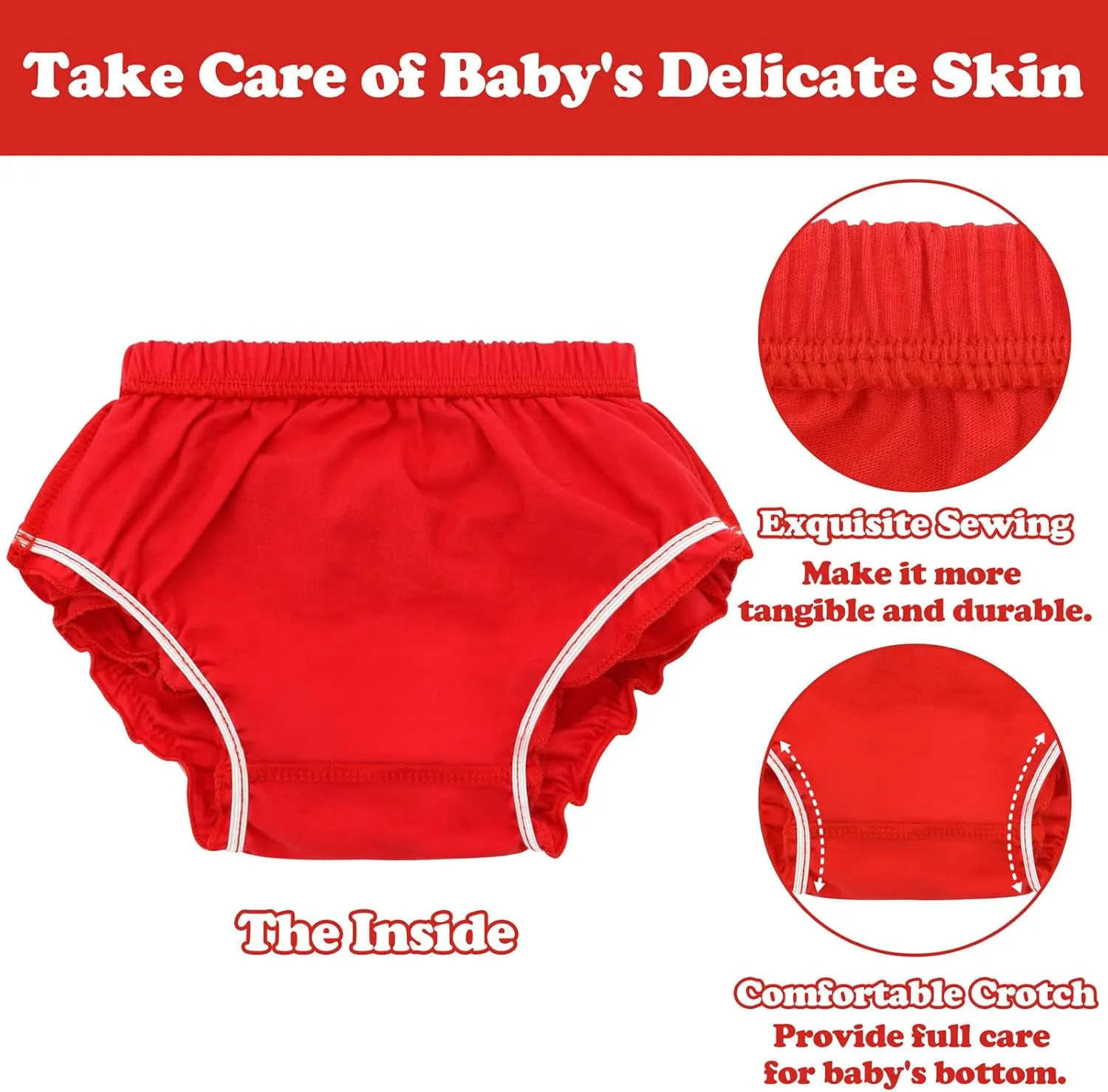 Diaper Covers for Girls Baby Bloomers Cotton Ruffle Bloomers for Toddler Girls Newborn Infant Shorts Baby Underwear