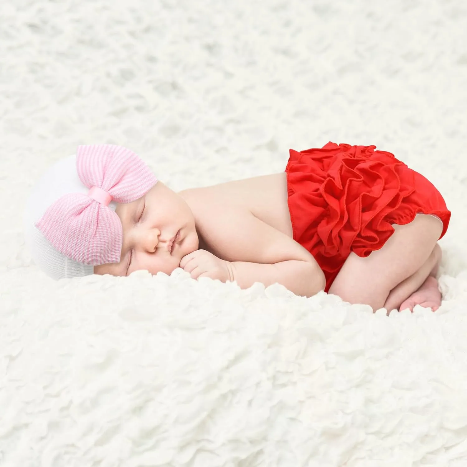 Diaper Covers for Girls Baby Bloomers Cotton Ruffle Bloomers for Toddler Girls Newborn Infant Shorts Baby Underwear
