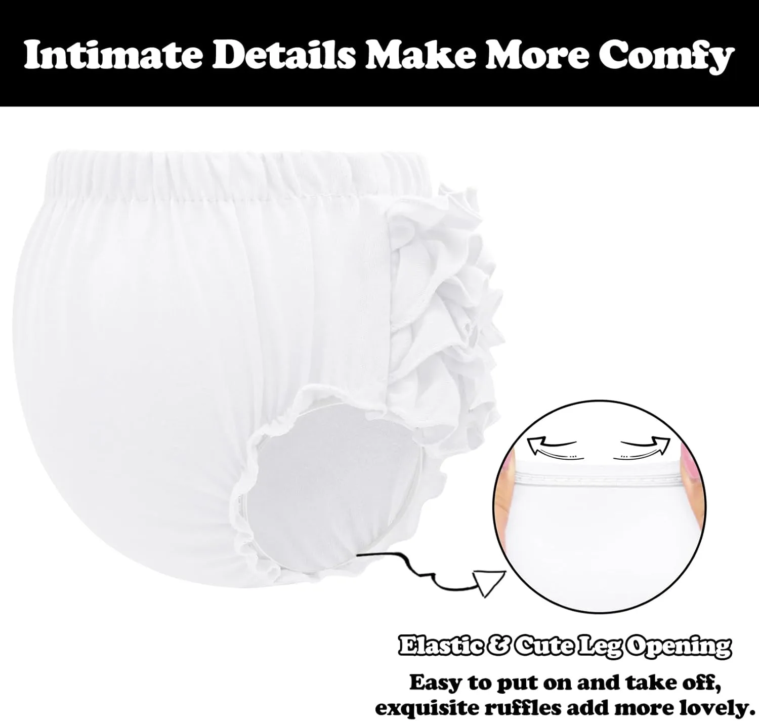 Diaper Covers for Girls Baby Bloomers Cotton Ruffle Bloomers for Toddler Girls Newborn Infant Shorts Baby Underwear