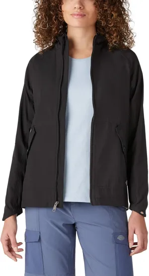 Dickies Women's Performance Hooded Rain Jacket