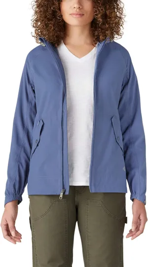 Dickies Women's Performance Hooded Rain Jacket