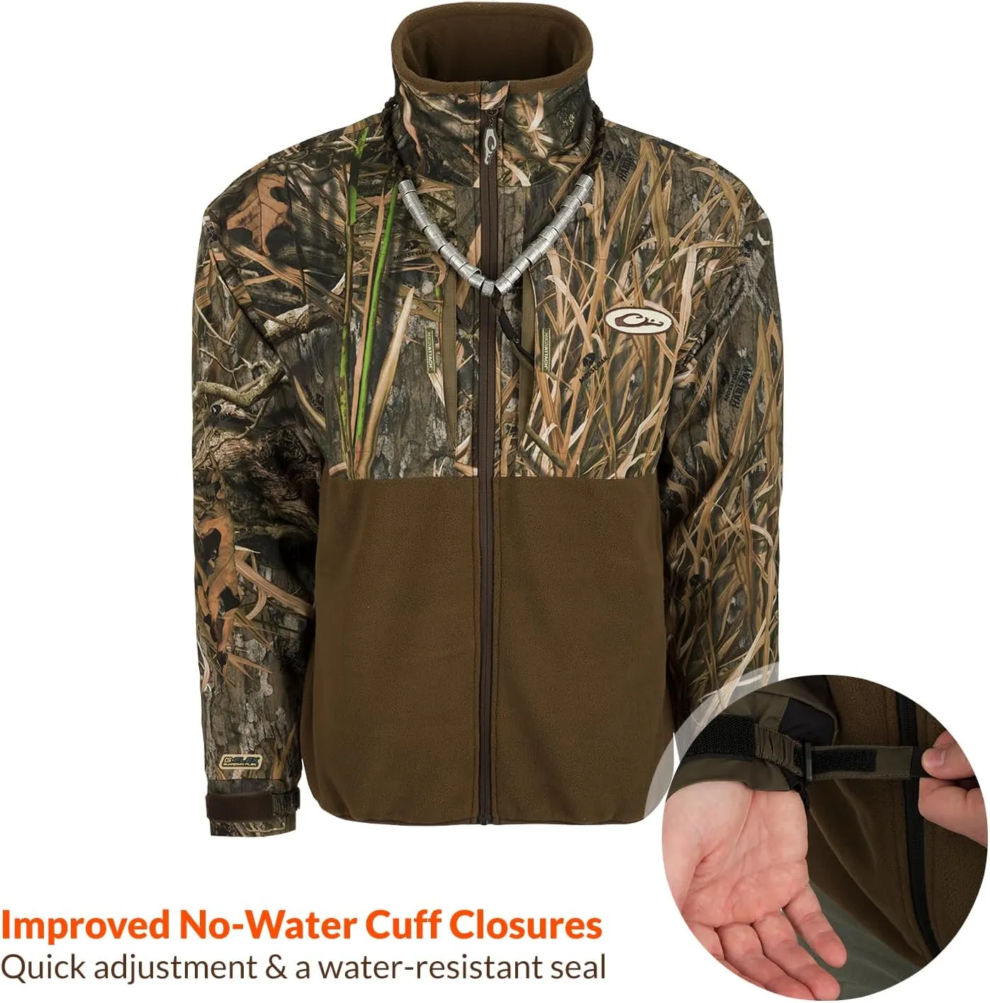 Drake Waterfowl Men MST G-Flex Eqwader Full Zip Jacket
