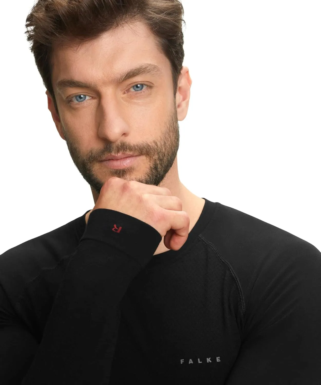 FALKE Men's Wool Tech. Light Base Layer Top, 1 Piece