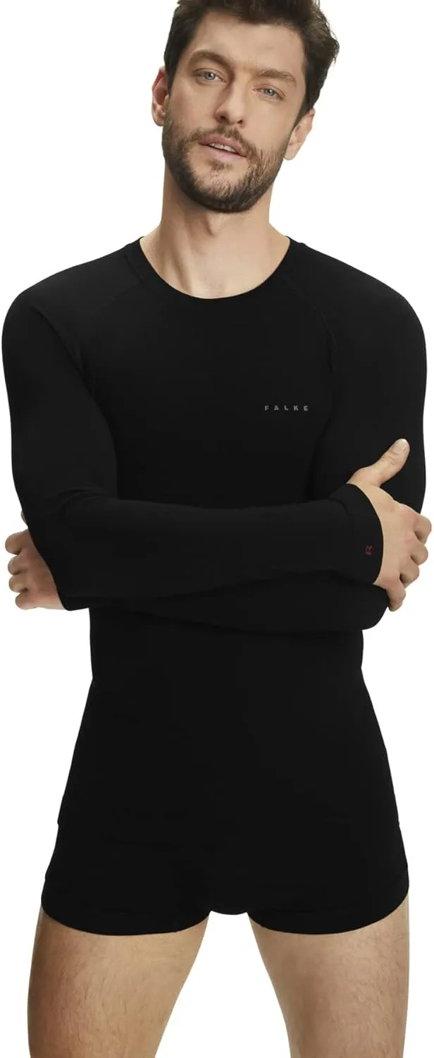 FALKE Men's Wool Tech. Light Base Layer Top, 1 Piece