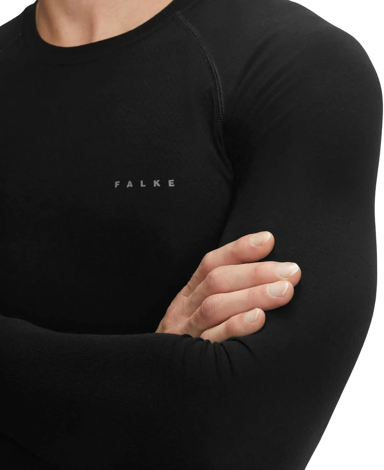 FALKE Men's Wool Tech. Light Base Layer Top, 1 Piece