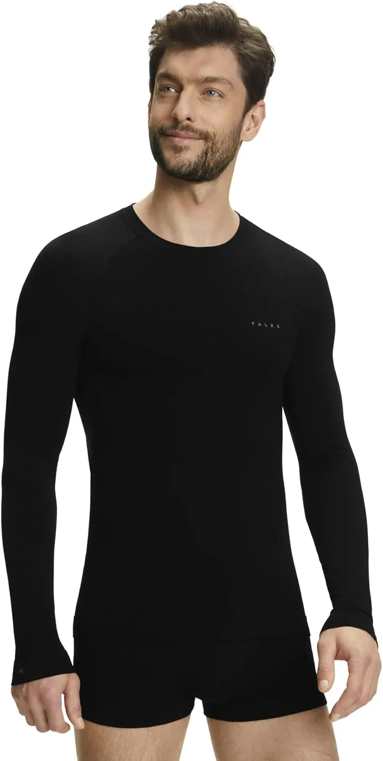 FALKE Men's Wool Tech. Light Base Layer Top, 1 Piece