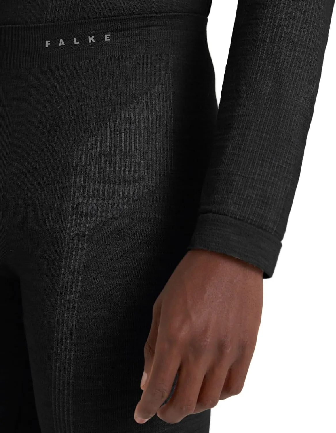 FALKE Men's Wool Tech. Long Base Layer Bottom, 1 Piece