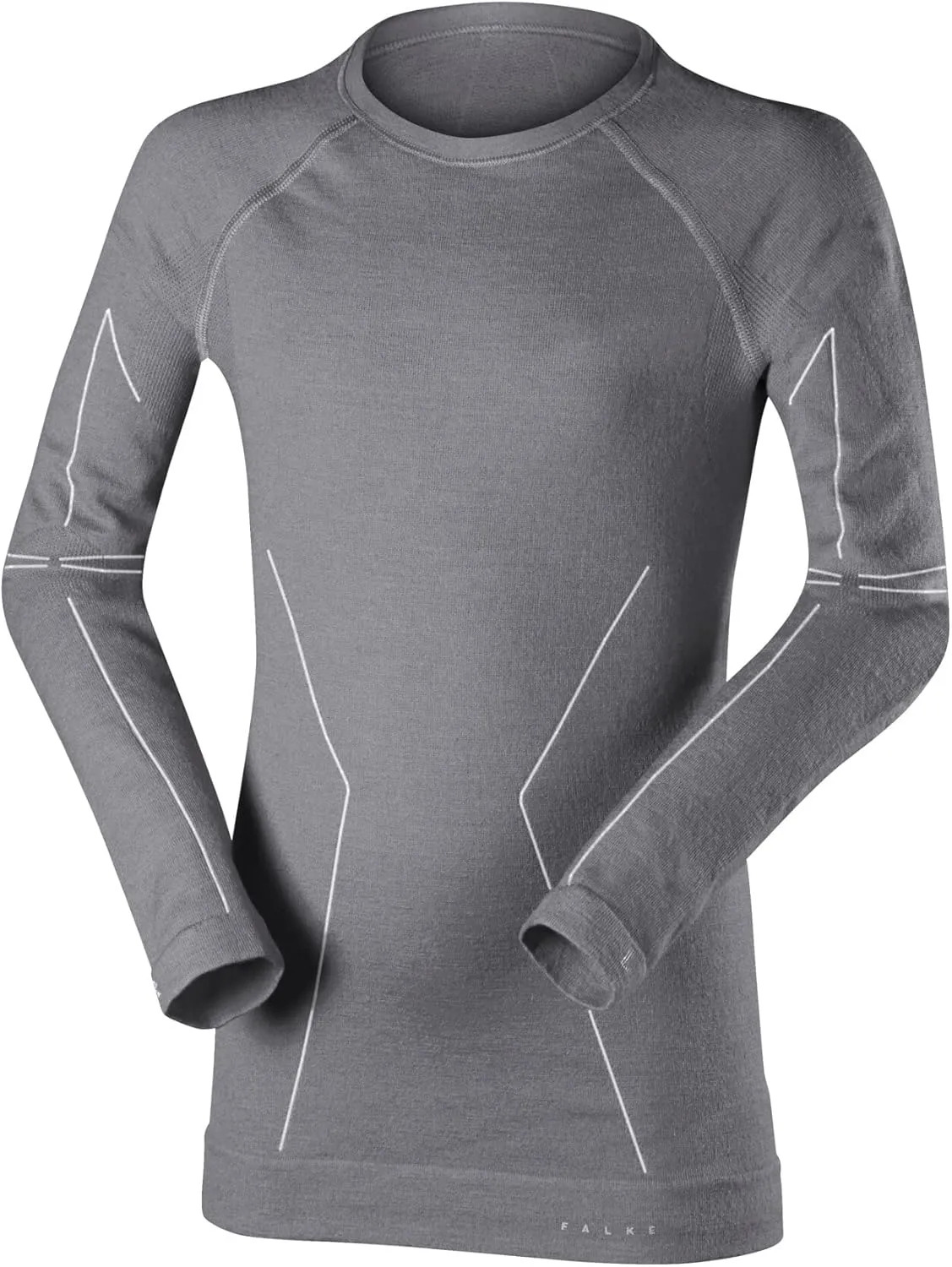 FALKE Unisex Kids Wool Tech. Base Layer Top, 1 Piece