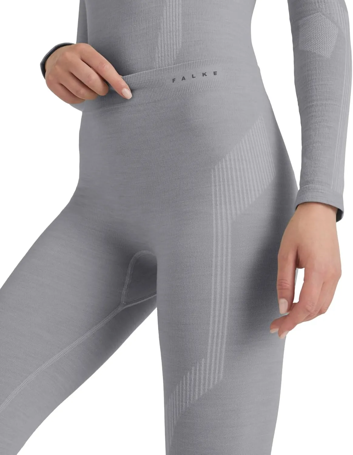 FALKE Women's Wool Tech. Long Base Layer Bottom, 1 Piece