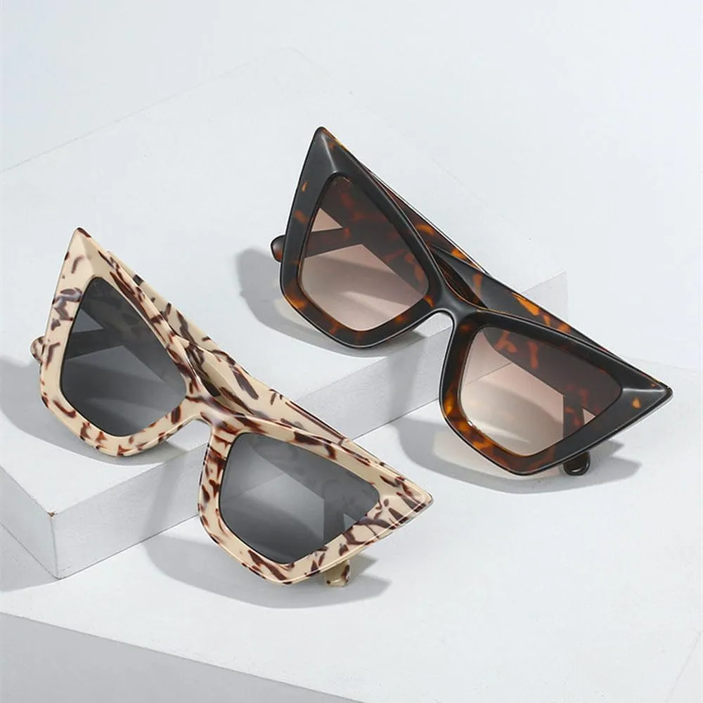 Fashion Oversized Sunglasses For Women Men Cat Eye Modern Retro Sun Glasses Trending Shades UV400