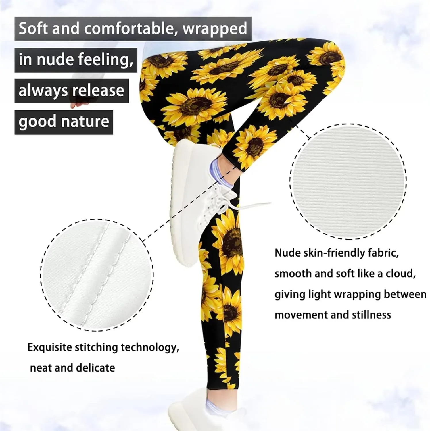 Forchrinse Tropical Pineapple Flower Girls Leggings Yoga Pants Full Length Leggings for Kids,4-13years
