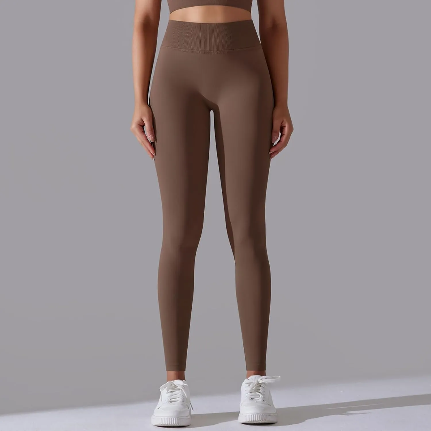 FZVYD High Waisted Leggings for Women Full Length Capri Soft Yoga Pants for Workout Athletic High Waist Tummy Control Tights