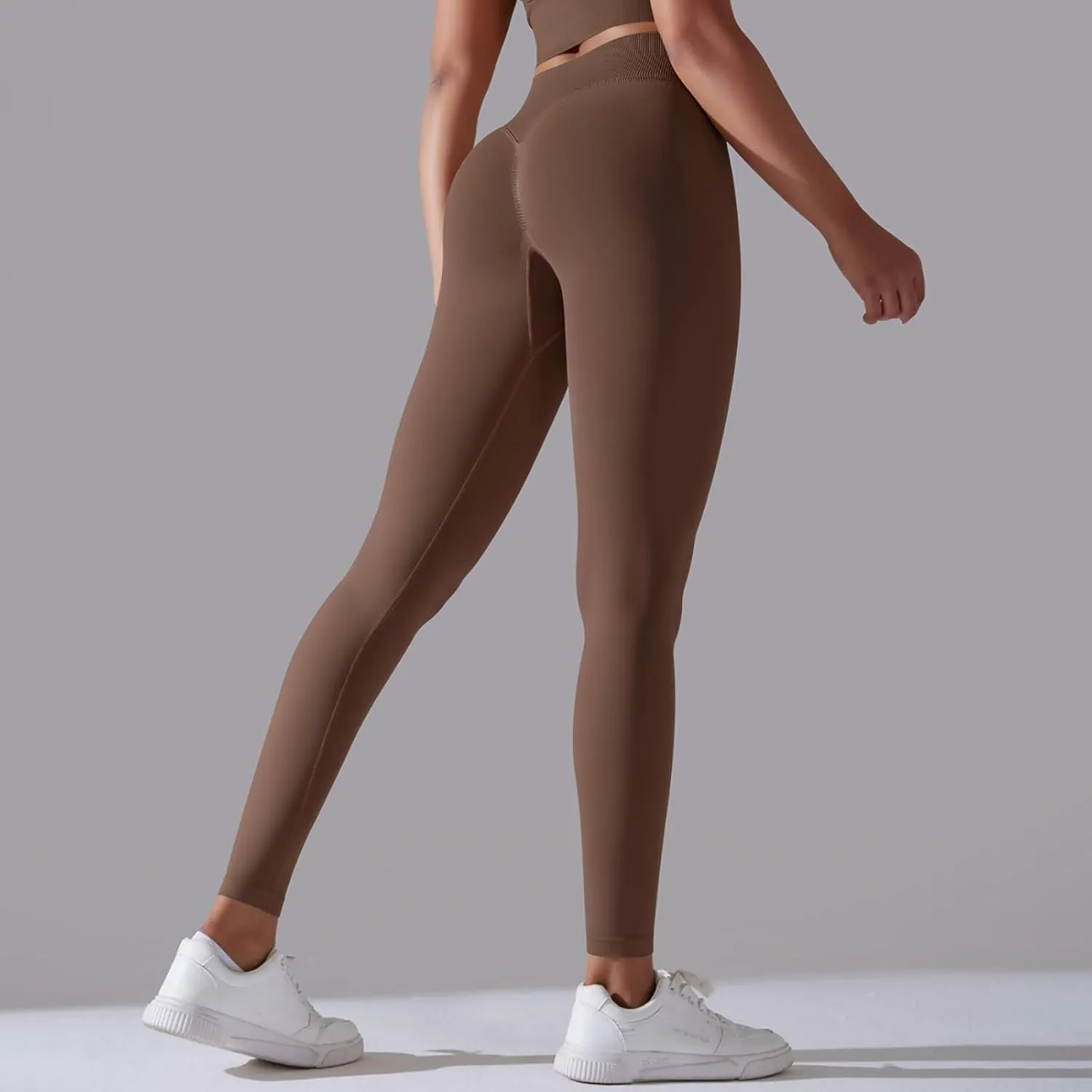 FZVYD High Waisted Leggings for Women Full Length Capri Soft Yoga Pants for Workout Athletic High Waist Tummy Control Tights