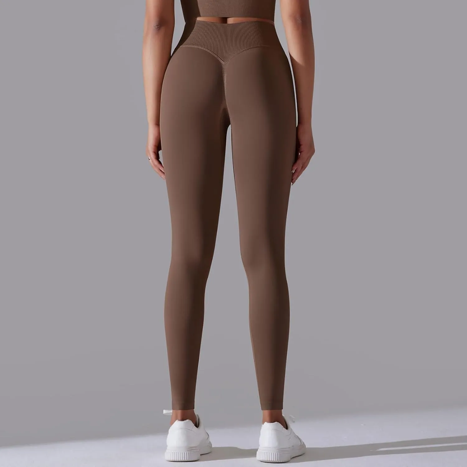FZVYD High Waisted Leggings for Women Full Length Capri Soft Yoga Pants for Workout Athletic High Waist Tummy Control Tights