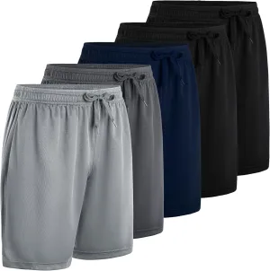 Gary Com Men's Athletic Running Shorts Quick Dry Workout Activewear Shorts with Deep Pockets and Elastic Waistband
