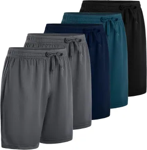 Gary Com Men's Athletic Running Shorts Quick Dry Workout Activewear Shorts with Deep Pockets and Elastic Waistband