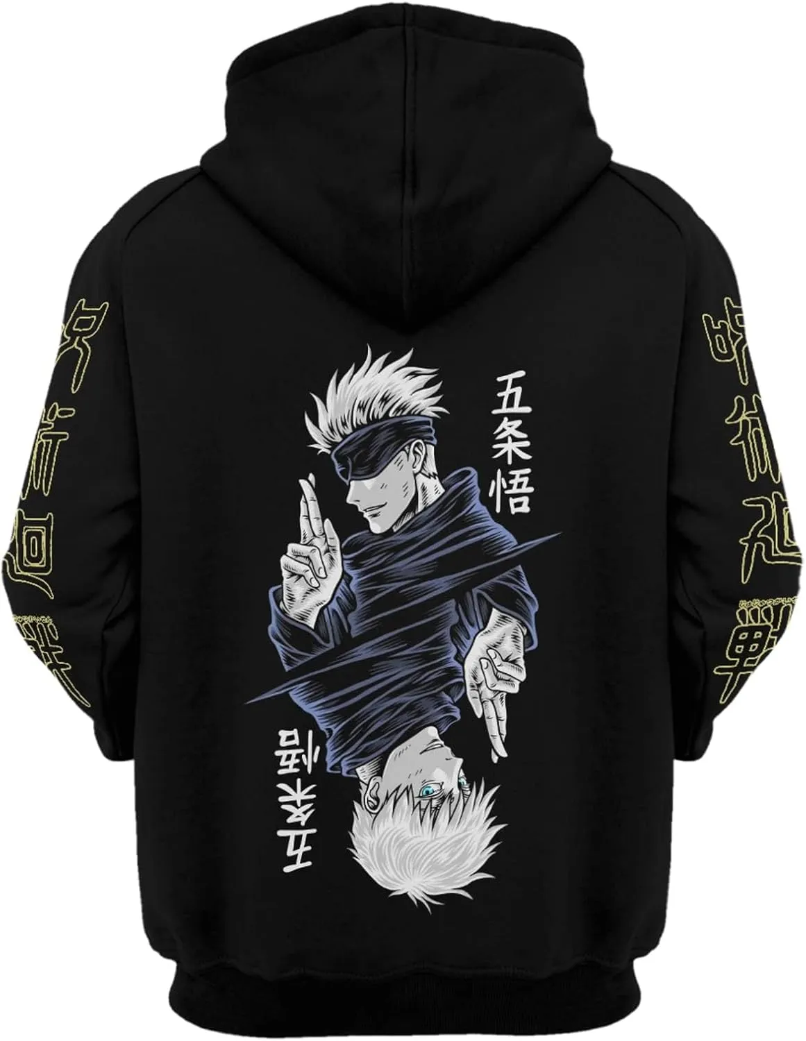 Gojo Satoru Hoodie Costume Cosplay Sweatshirt Sweater Hooded Pullover