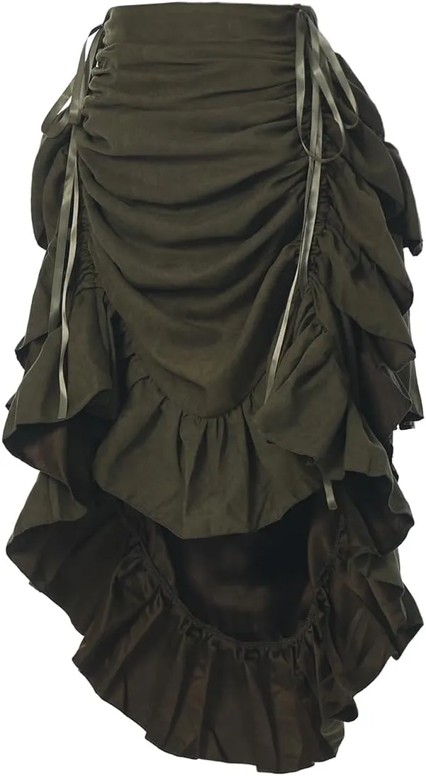 GRACEART Women's Victorian Steampunk Skirt Pirate Costume Burlesque