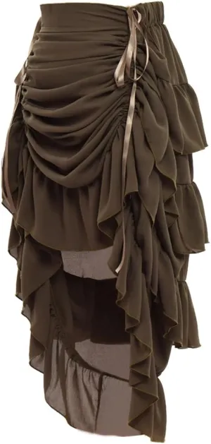 GRACEART Women's Victorian Steampunk Skirt Pirate Costume Burlesque