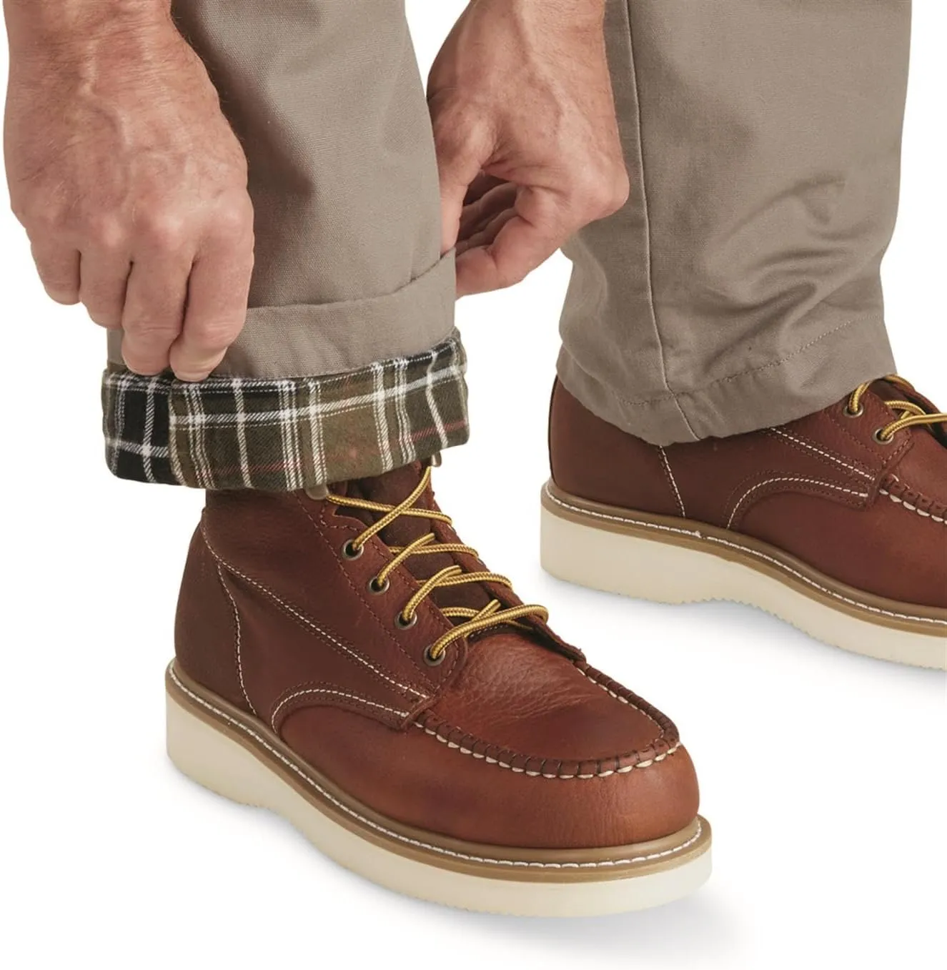 Guide Gear Outdoor 2.0 Flannel-Lined Cotton Cargo Pants