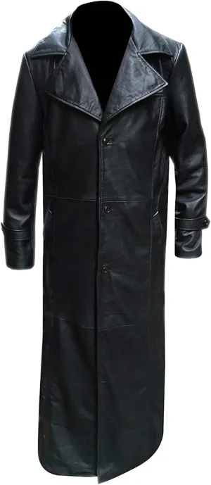 Halloween Cosplay Costume Leather Coat for Mens