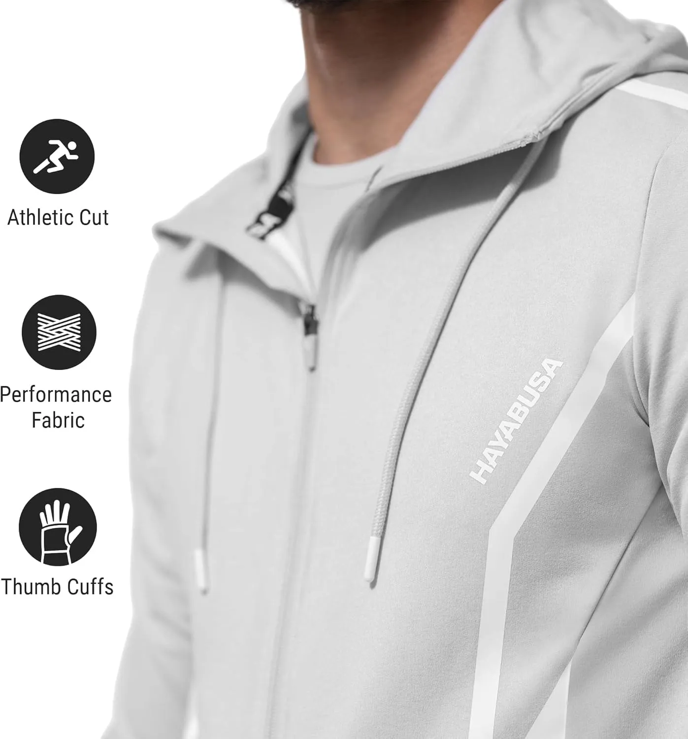 Hayabusa Men's Zip-Up Performance Hoodie