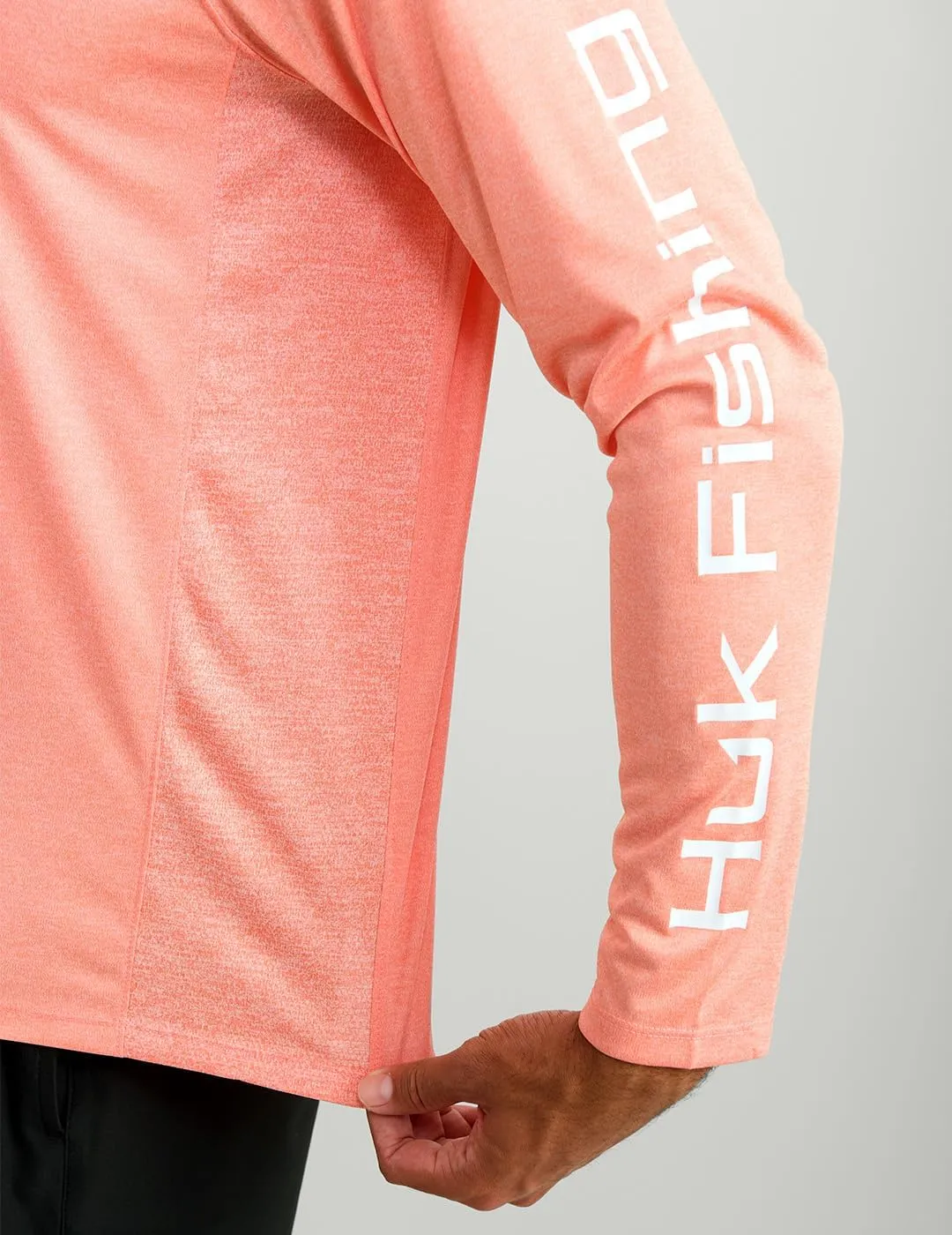 HUK Men's Pursuit Vented Long Sleeve, 30 UPF Fishing Shirt