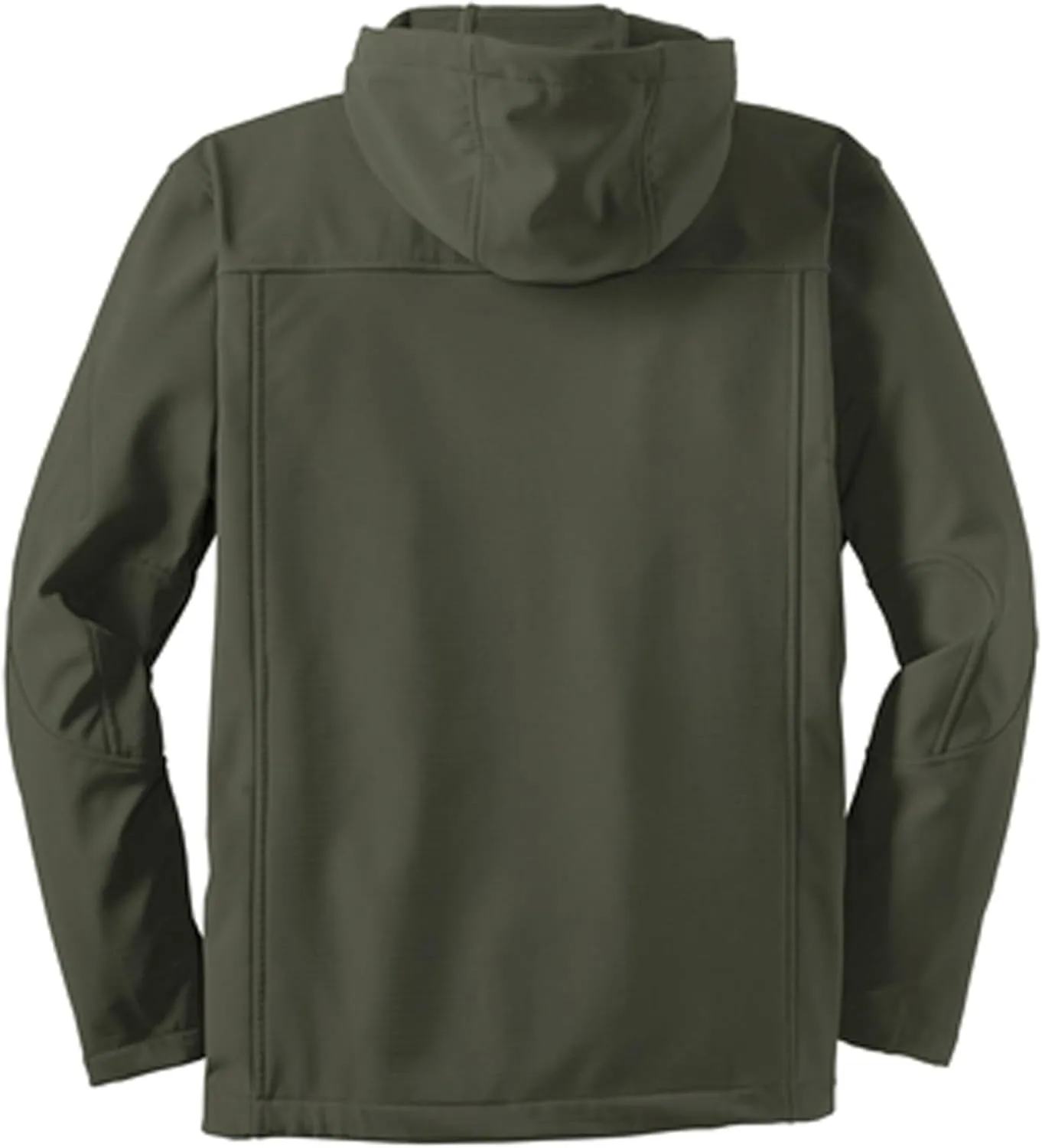 Jeep Heavy-Duty Hooded Soft Shell Jacket – Mineral Green, Water Resistant, Breathable Outdoor Wear for Off-Road & Adventure