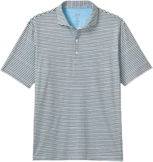 johnnie-O Featherweight Performance Polo - Warwick Stripe