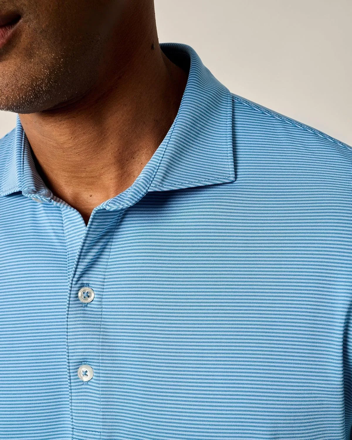 johnnie-O Performance Jersey Polo - Lyndonn Stripe