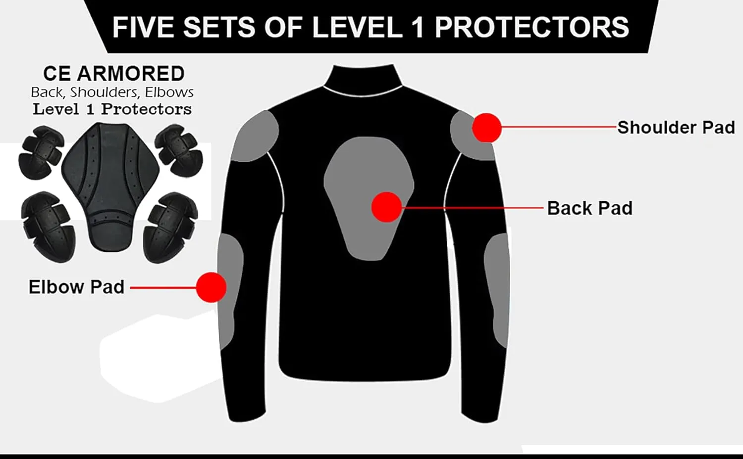 Kevlar Motorcycle Shirt Men – CE Armored Riding Flannel with Shoulder, Elbow & Back Protection – Summer Biker Gear