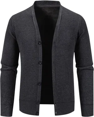 Knit Cardigan Sweaters for Men Shawl Collar Cardigan Button Down Cardigan Sweater Open Front Cardigan Casual Sweaters