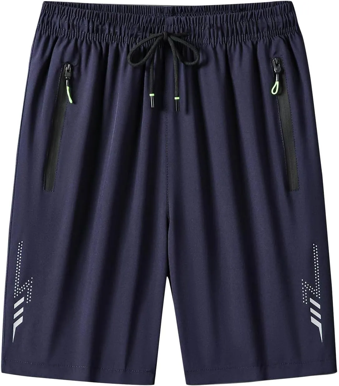 Lastesso Mens Athletic Shorts Quick Dry Lightweight Summer Shorts Cozy Training Running Jogger Activewear with Zipper Pockets