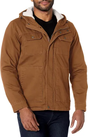Levi's Men's Legacy Washed Cotton Hooded Military Jacket