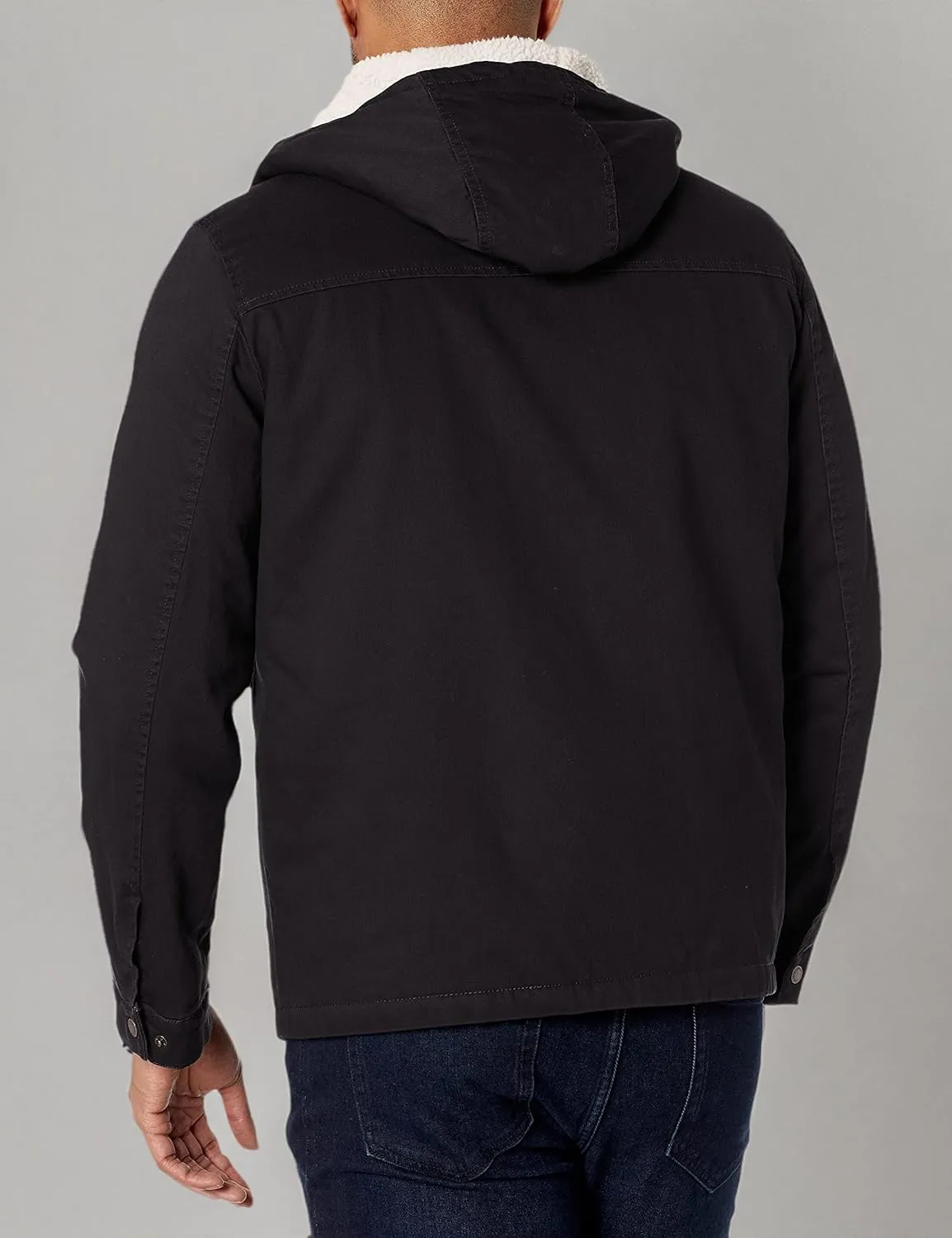 Levi's Men's Legacy Washed Cotton Hooded Military Jacket