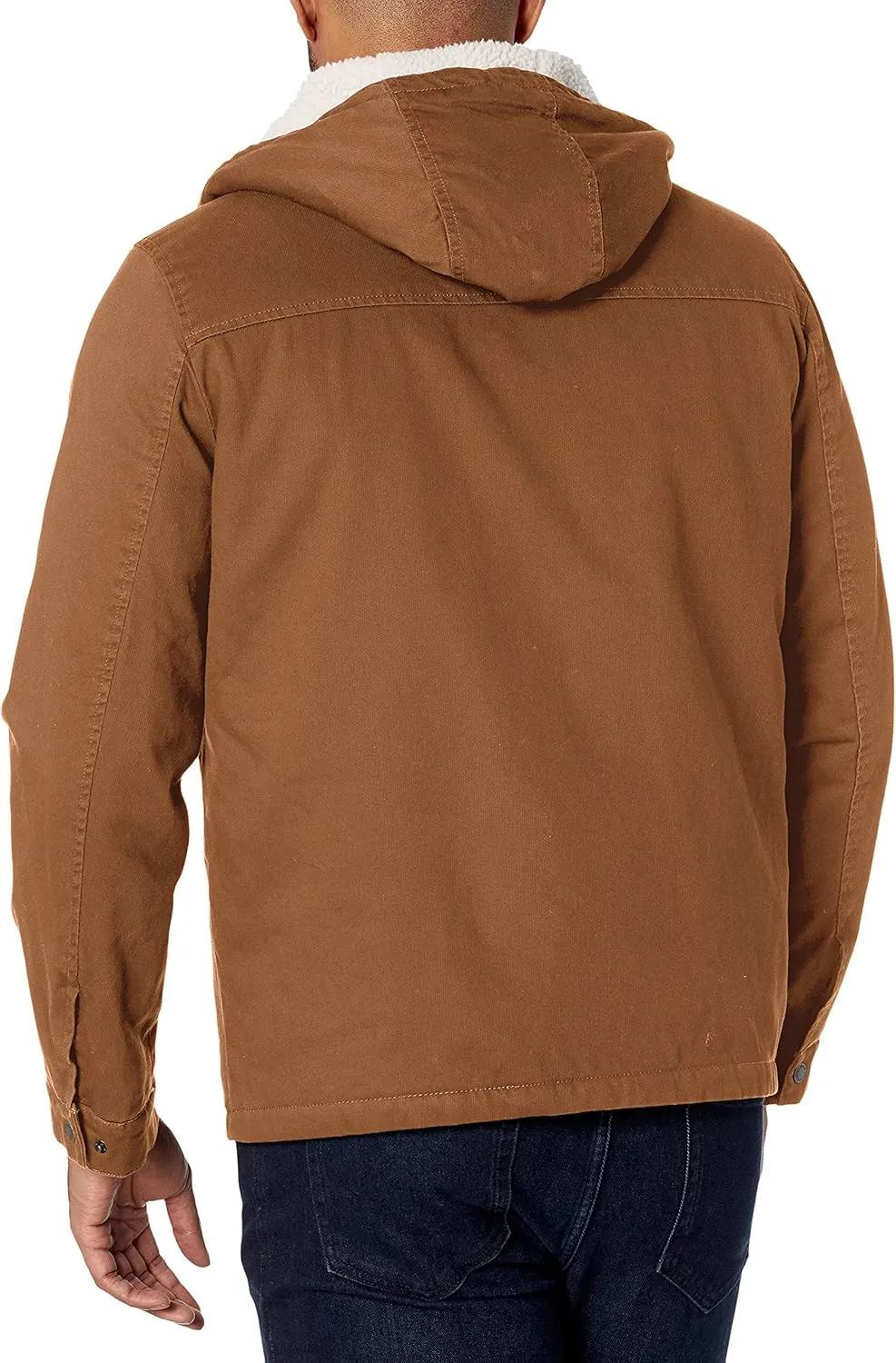 Levi's Men's Legacy Washed Cotton Hooded Military Jacket